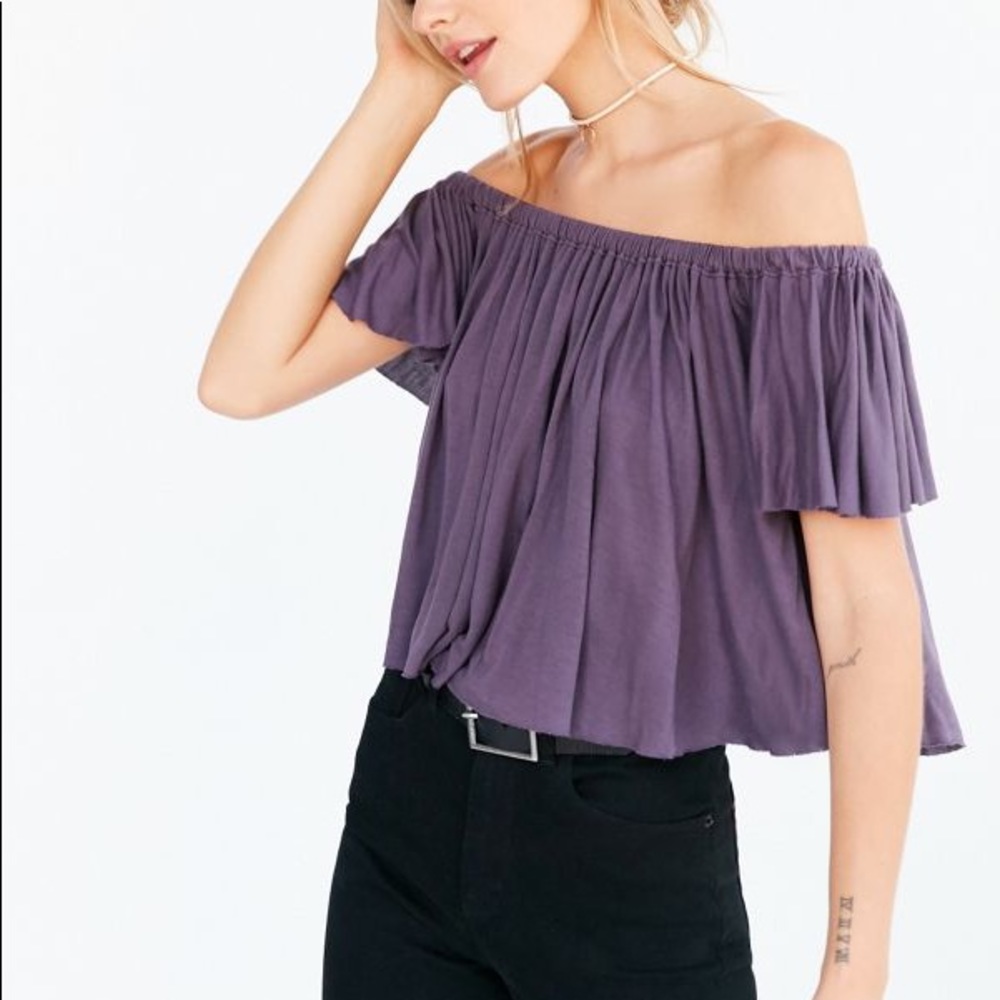 Urban Outfitters Lola Off the Shoulder Top - Picture 1 of 2